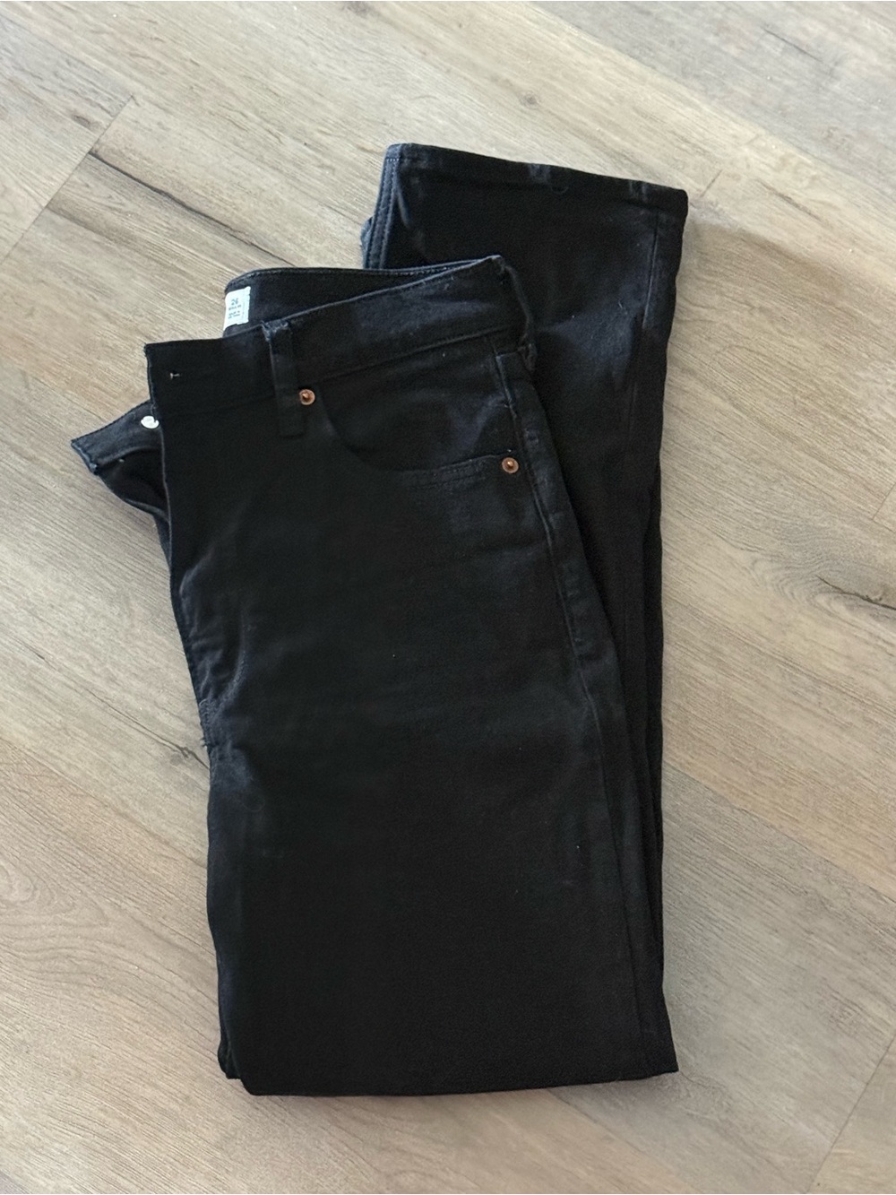 Abercrombie & Fitch Women's Straight Leg Jeans — Black